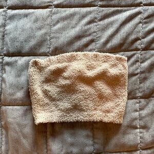 Fuzzy altr’d state crop tube top